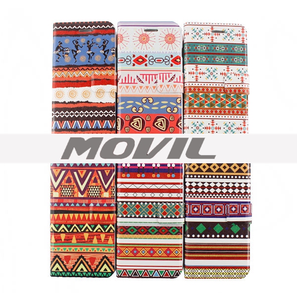 NP-2214 Tapa de cuero funda para Apple iPhone 6-16